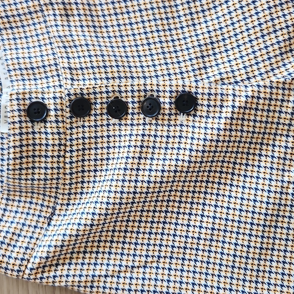 Veronica Beard Multicolor Houndstooth Pants - Picture 2 of 3